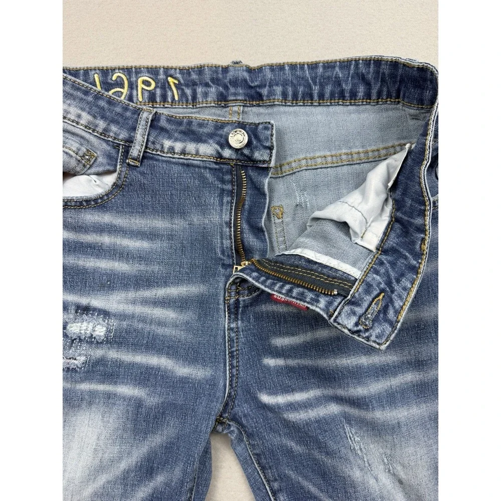 Dsquared2 Jeans 50 Mens Distressed Made In Italy Designer Denim